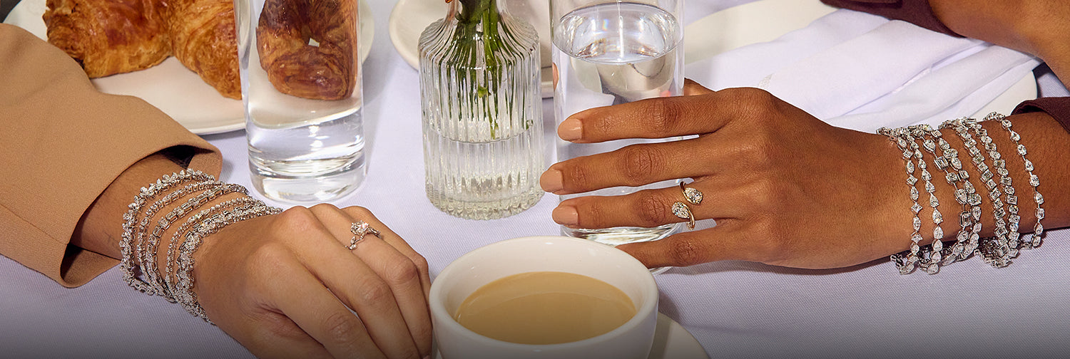Diamond Bracelets Desktop Banner
