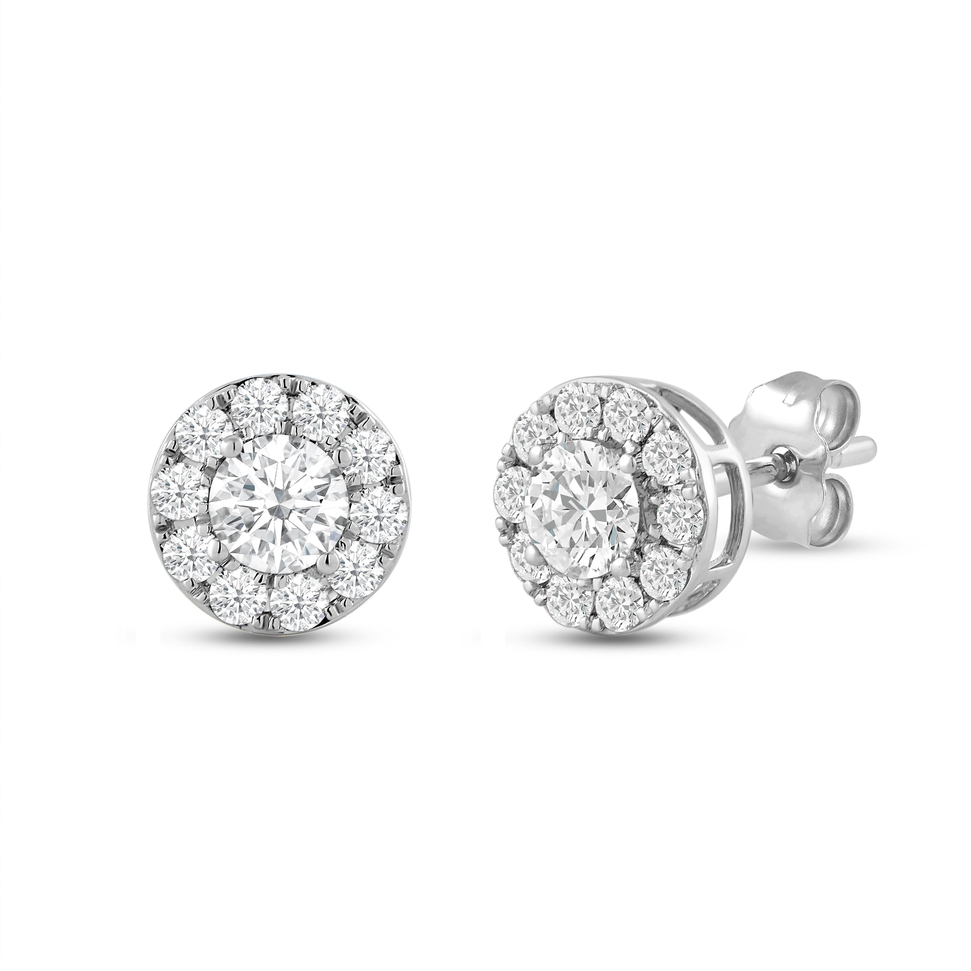 Classic Composite Diamond Stud Earrings
