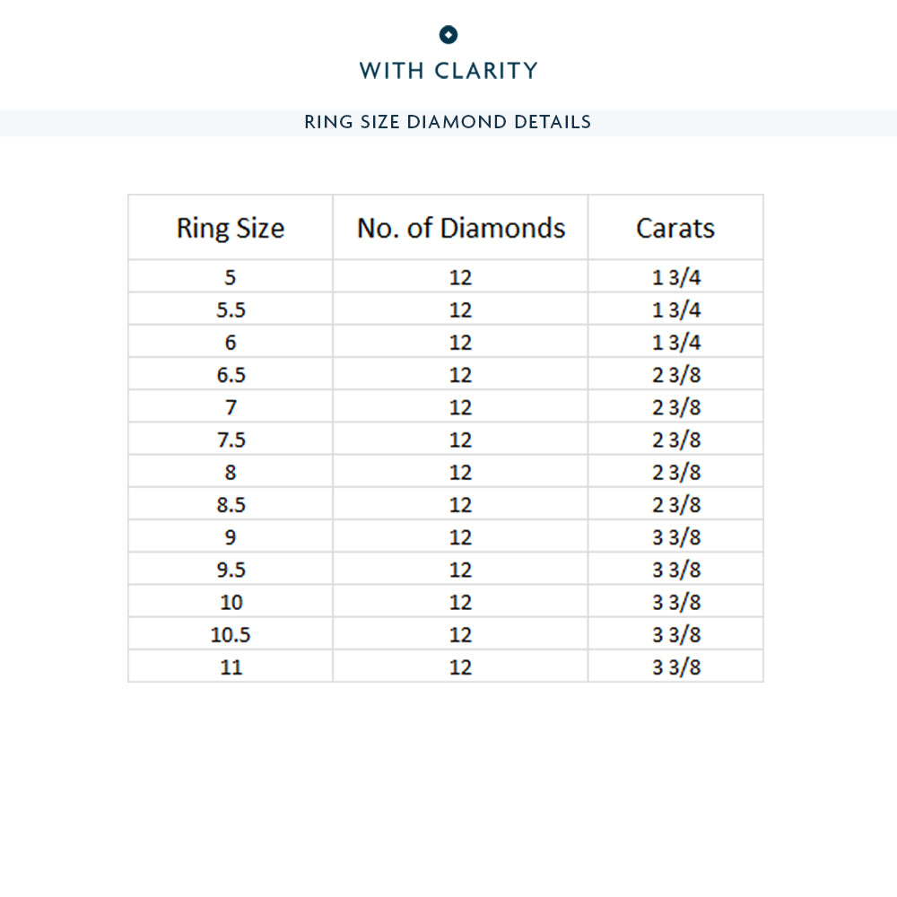 East-West Marquise and Round Eternity Ring with 18KT Rose Gold / Lab / 2 7/8 Cut Diamond in 14KT Rose Gold / Lab / 2 7/8 view 4
