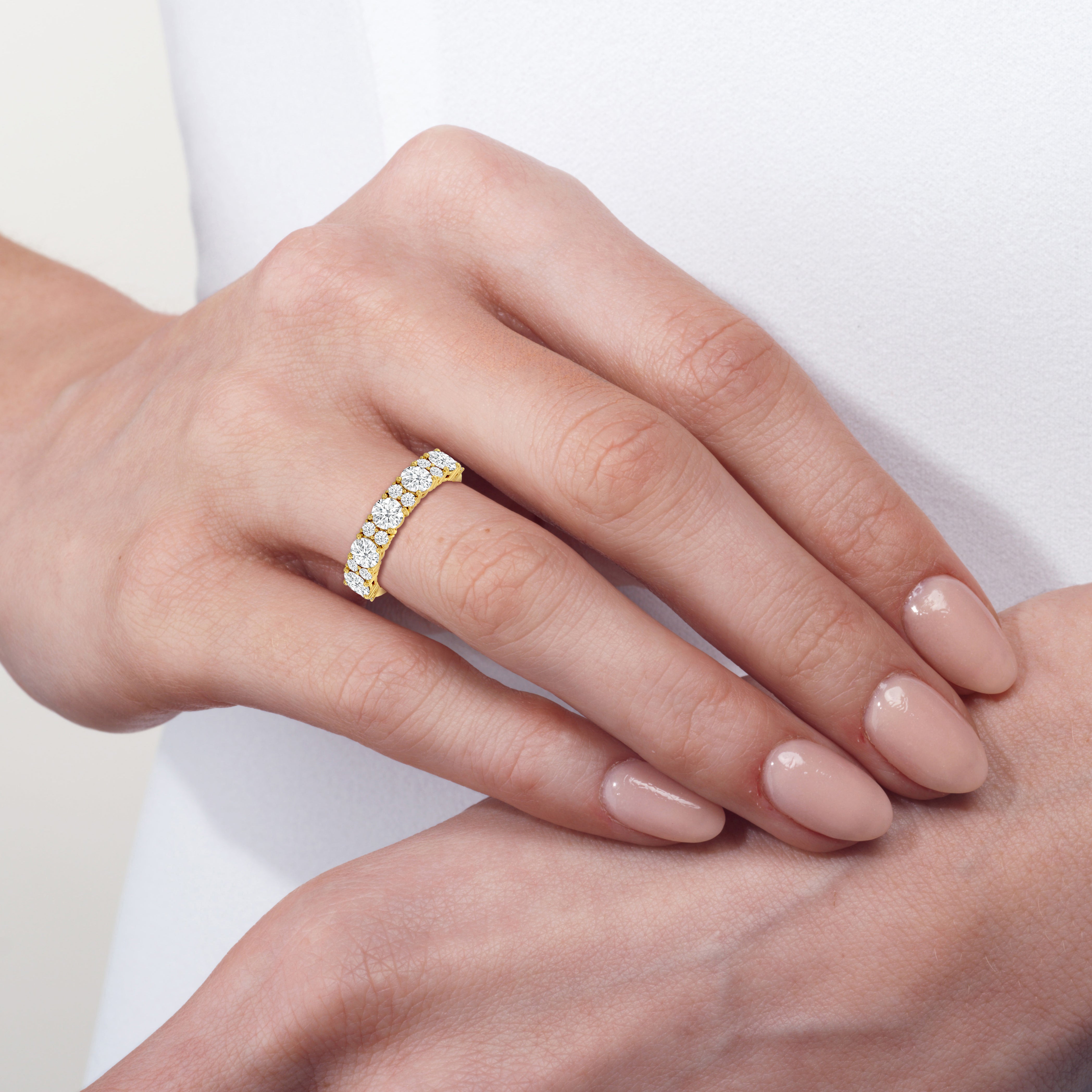 Round Station Anniversary Ring - Main Image