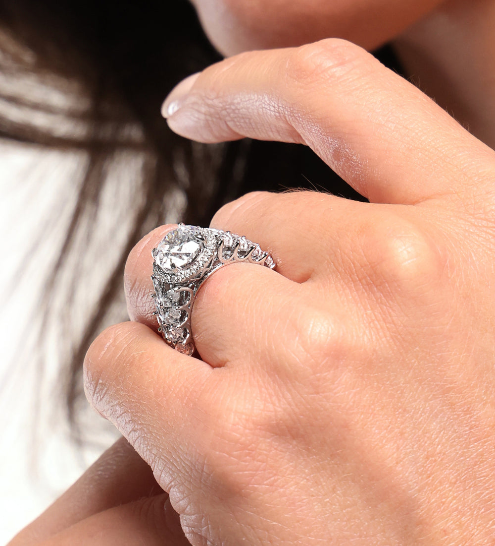 Model Wearing The Empire Ring view