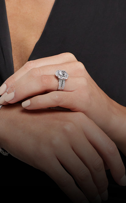 Halo Lab Grown Diamond Engagement Rings Mobile Banner