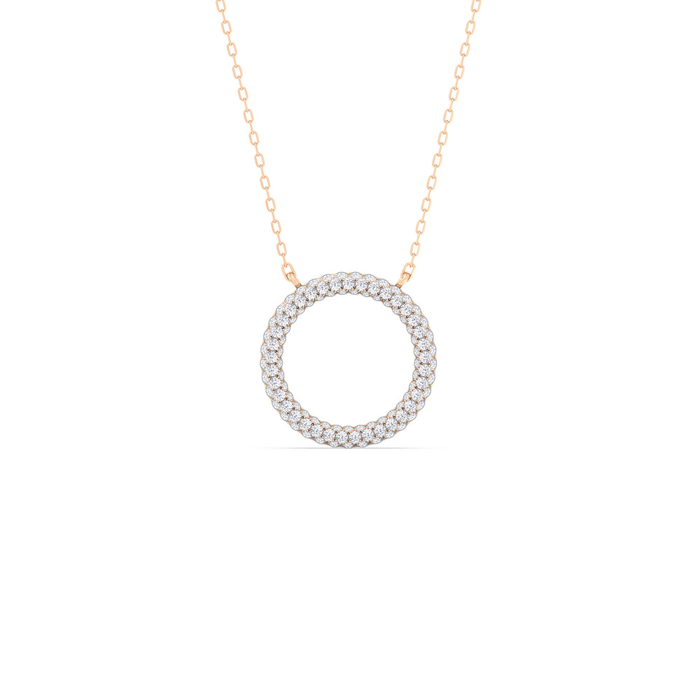 Elegance Icon Pendant with 18KT Rose Gold / Lab / 1 1/4 Cut Diamond in 14KT Rose Gold / Lab / 1 1/4 view 1
