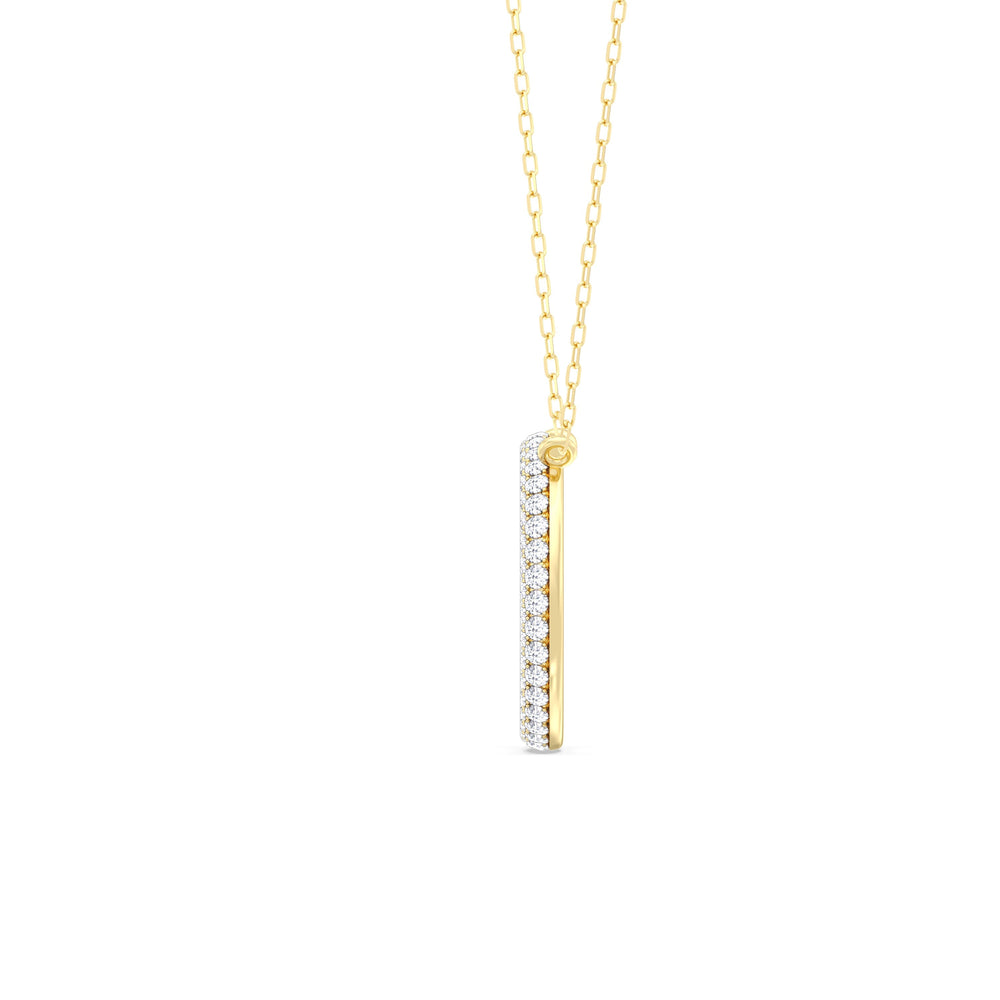 Elegance Icon Pendant with 18KT Yellow Gold / Lab / 1 1/4 Cut Diamond in 14KT Yellow Gold / Lab / 1 1/4 view 4
