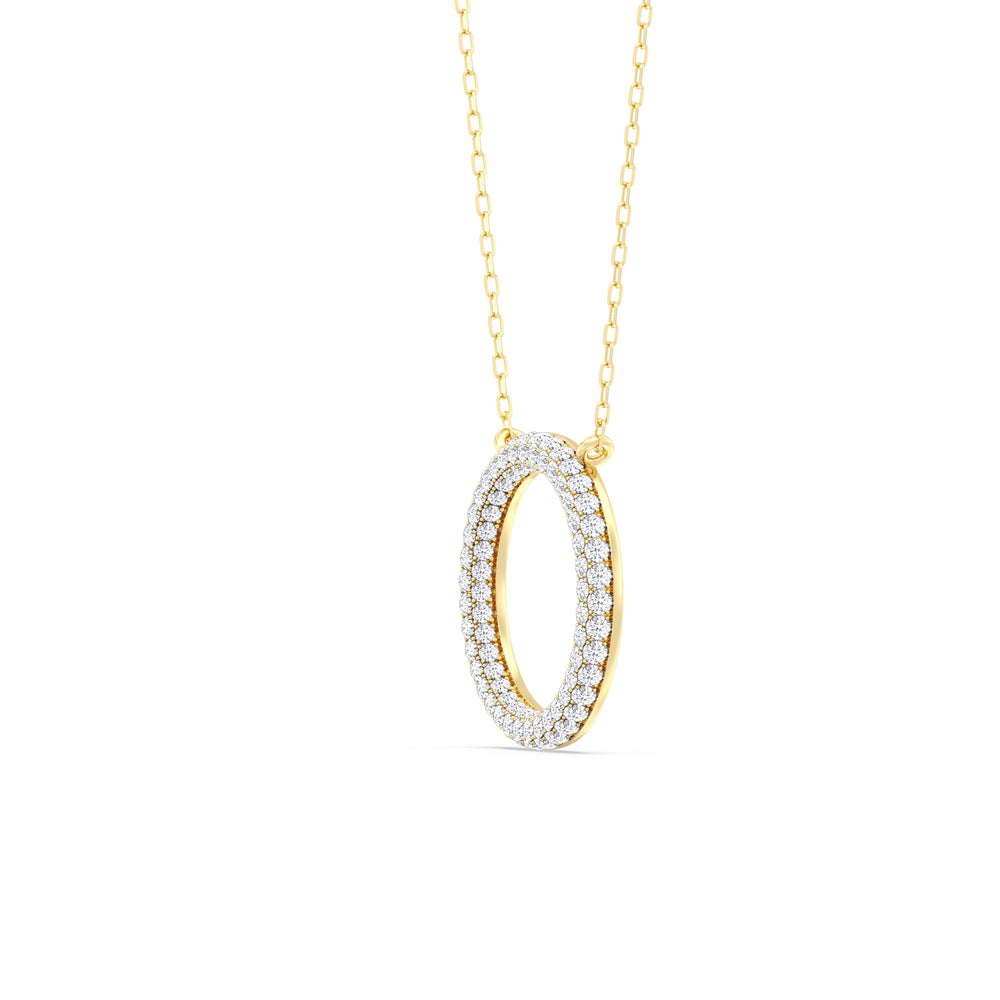 Elegance Icon Pendant with 18KT Yellow Gold / Lab / 1 1/4 Cut Diamond in 14KT Yellow Gold / Lab / 1 1/4 view 5
