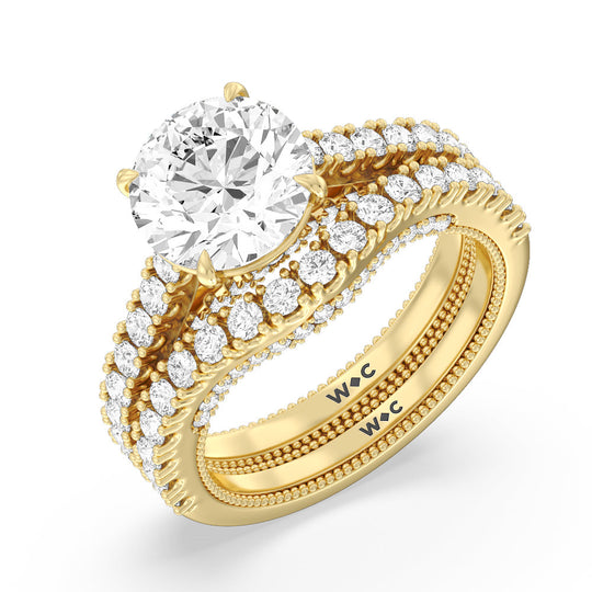 Oval Cut The Gramercy Ring with Lab Grown Diamond in 14KT Rose Gold view 5
