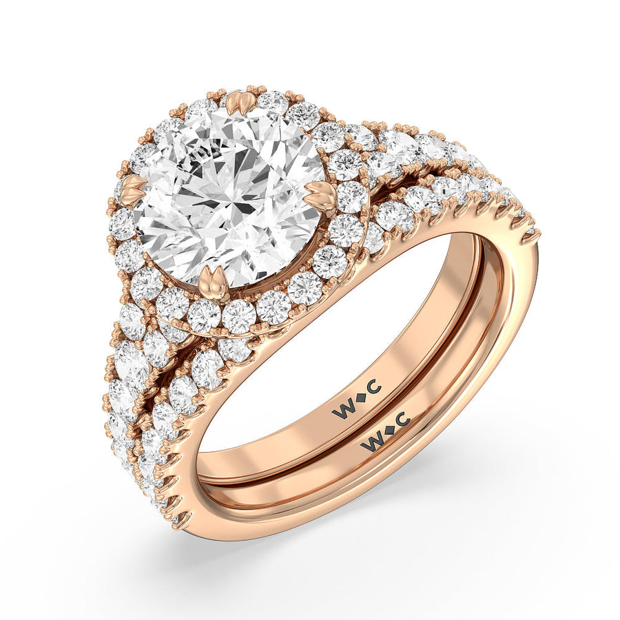 Oval Cut The Brooklyn Heights Ring with Lab Grown Diamond in 14KT Rose Gold view 6
