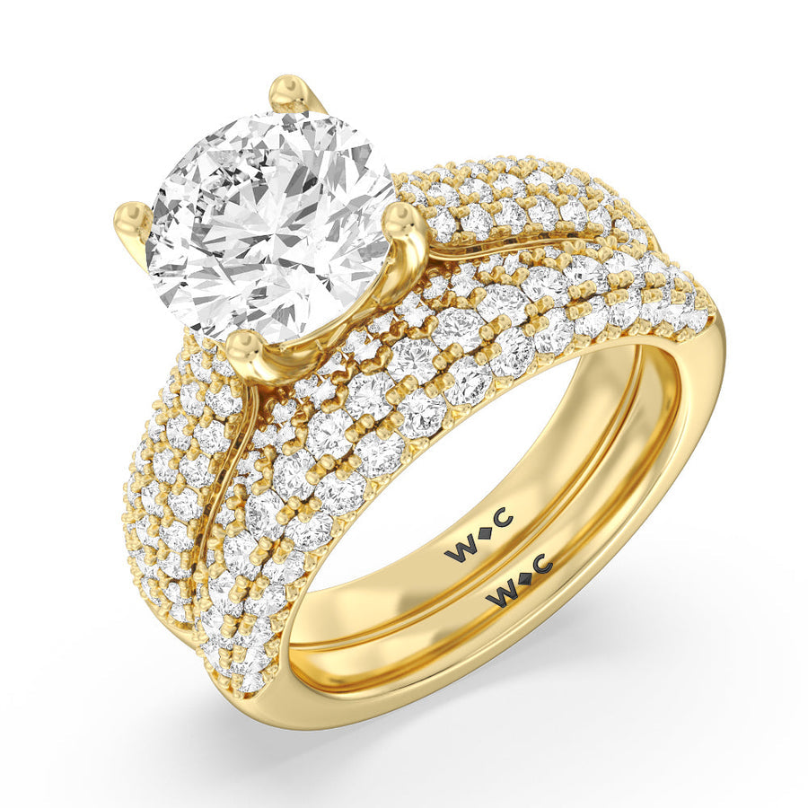 Oval Cut The Gansevoort Ring with Lab Grown Diamond in 14KT Rose Gold view 5
