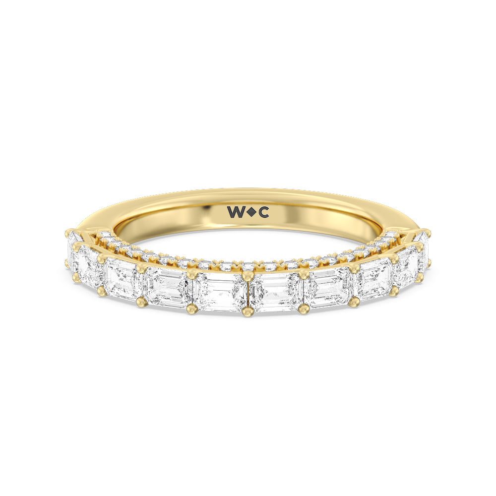 The Varick Band with 18KT Yellow Gold Cut Diamond in 14KT Yellow Gold view 1
