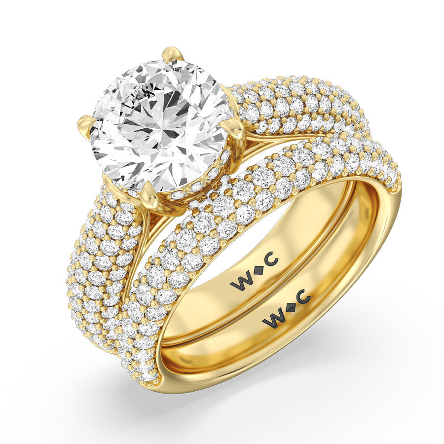 Emerald Cut The Bleecker Ring with Lab Grown Diamond in 14KT Rose Gold view 5
