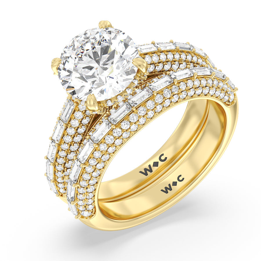 Oval Cut The Soho Ring with Lab Grown Diamond in 14KT Rose Gold view 5
