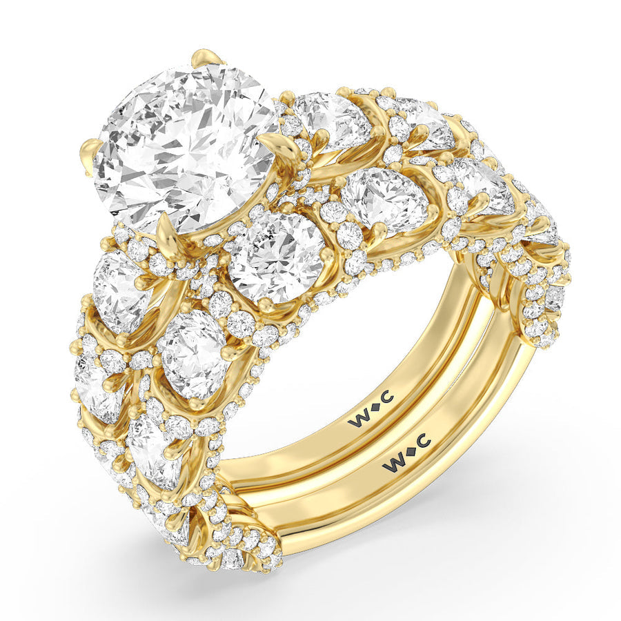 Radiant Cut The Fulton Ring with Lab Grown Diamond in 14KT Rose Gold view 5
