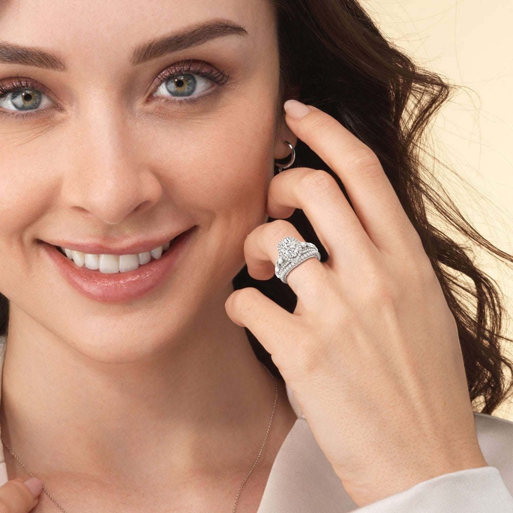 Model Wearing The Apollo Diamond Band view