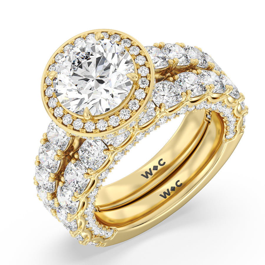 Oval Cut The Balthazar Ring with Lab Grown Diamond in 14KT Rose Gold view 5
