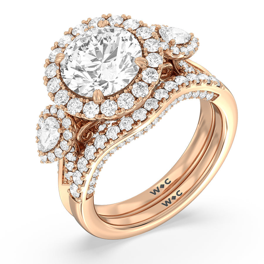 Oval Cut The High Line Ring with Lab Grown Diamond in 14KT Rose Gold view 6
