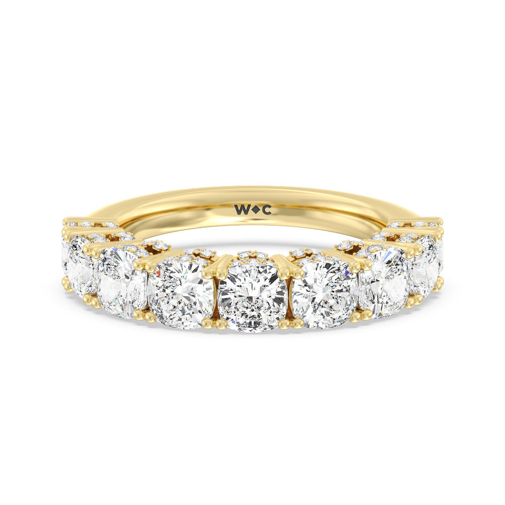 The Manhattan Band with 18KT Yellow Gold Cut Diamond in 14KT Yellow Gold view 1
