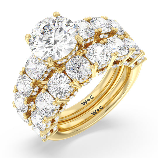 Oval Cut The Manhattan Ring with Lab Grown Diamond in 14KT Rose Gold view 5
