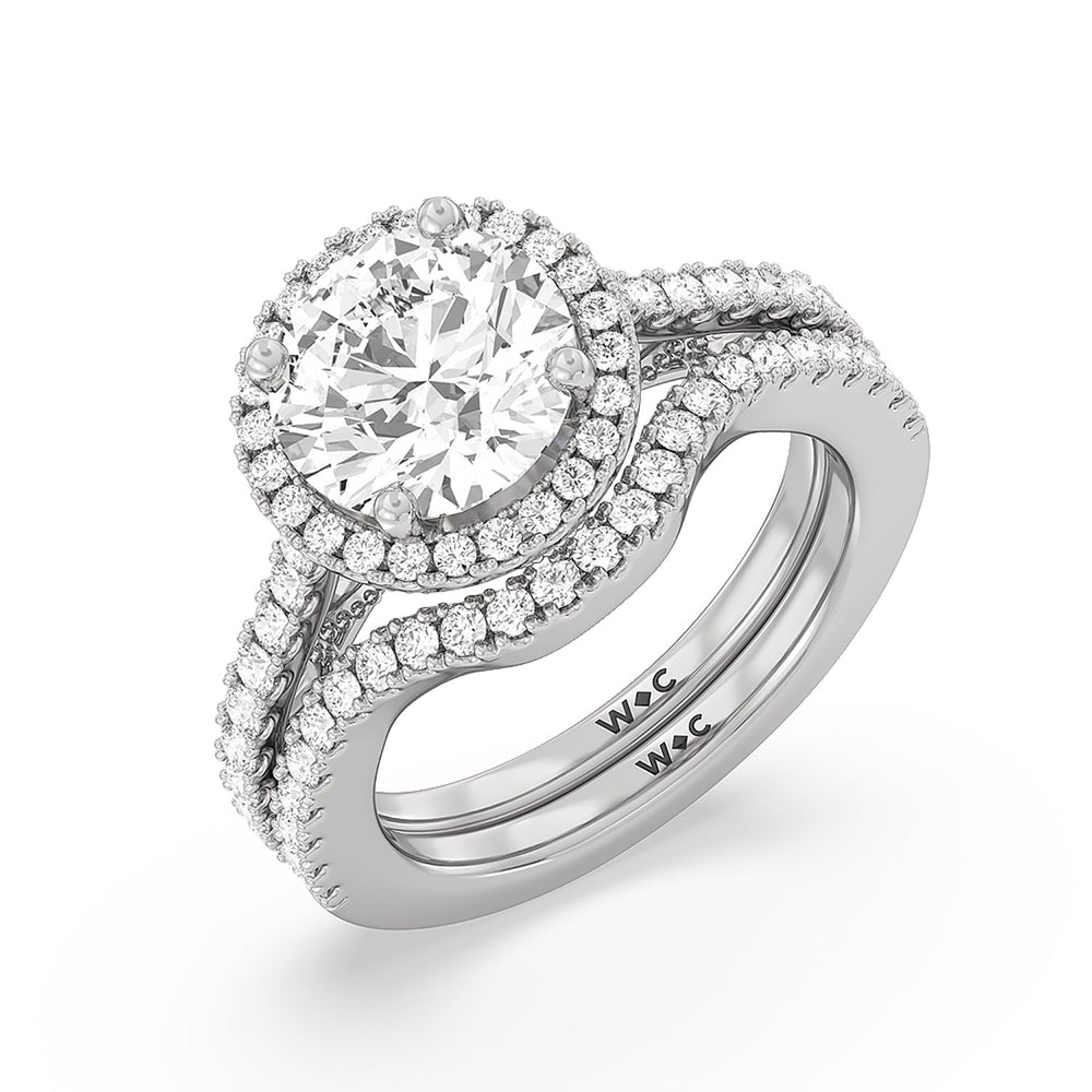 Pear Cut The Frick Ring with Lab Grown Diamond in 14KT Rose Gold view 4
