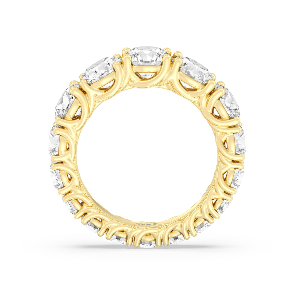 The Dumbo Eternity Ring with 18KT Yellow Gold / Lab / 6 1/4 Cut Diamond in 14KT Yellow Gold / Lab / 6 1/4 view 2
