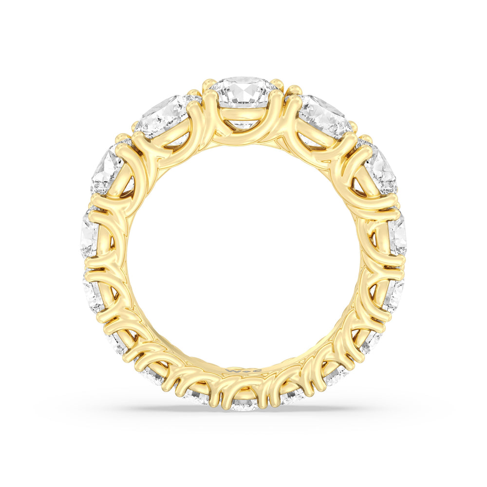The Upper West Side Diamond Band with 18KT Yellow Gold Cut Diamond in 14KT Yellow Gold view 2

