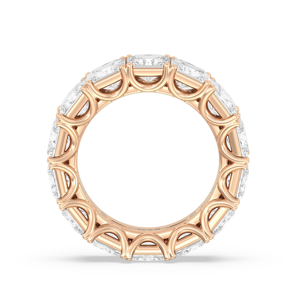 The Grand Central Ring with 18KT Rose Gold / Lab / 10 3/4 Cut Diamond in 14KT Rose Gold / Lab / 10 3/4 view 2
