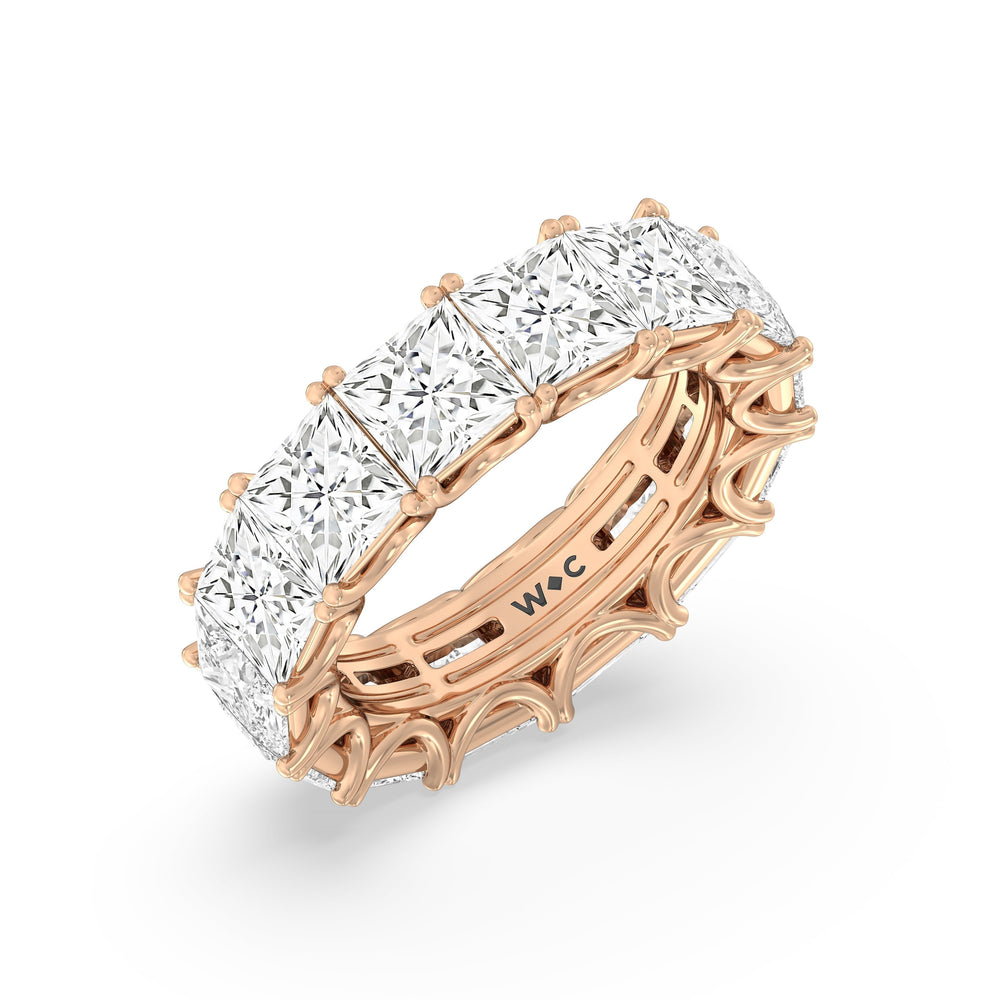 The Grand Central Ring with 18KT Rose Gold / Lab / 10 3/4 Cut Diamond in 14KT Rose Gold / Lab / 10 3/4 view 3
