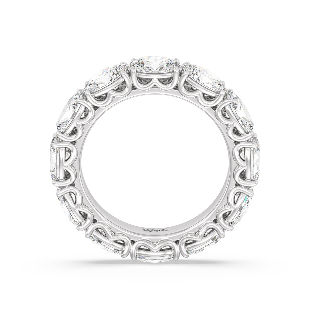 The NoMad Diamond Band with 18KT White Gold Cut Diamond in 14KT White Gold view 2
