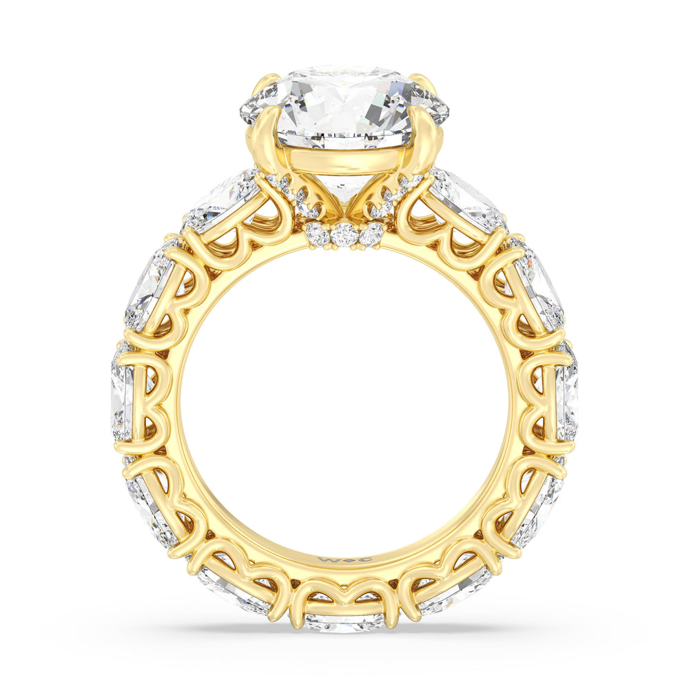 Round Cut The NoMad Ring with Lab Grown Diamond in 14KT Yellow Gold view 2
