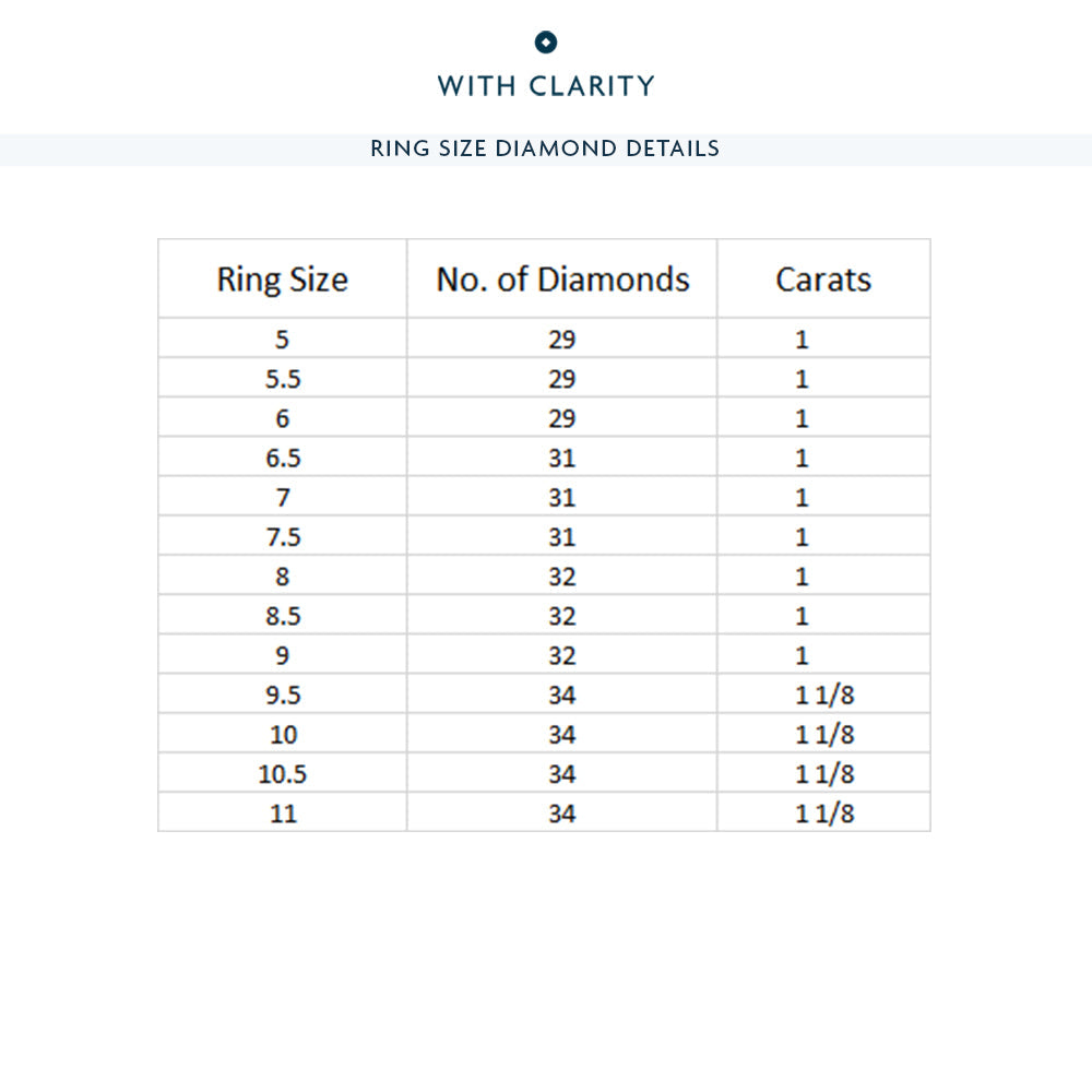 Classic Shared Prong Diamond Eternity Ring with 18KT Yellow Gold / Lab / 1 Cut Diamond in 14KT Yellow Gold / Lab / 1 view 4
