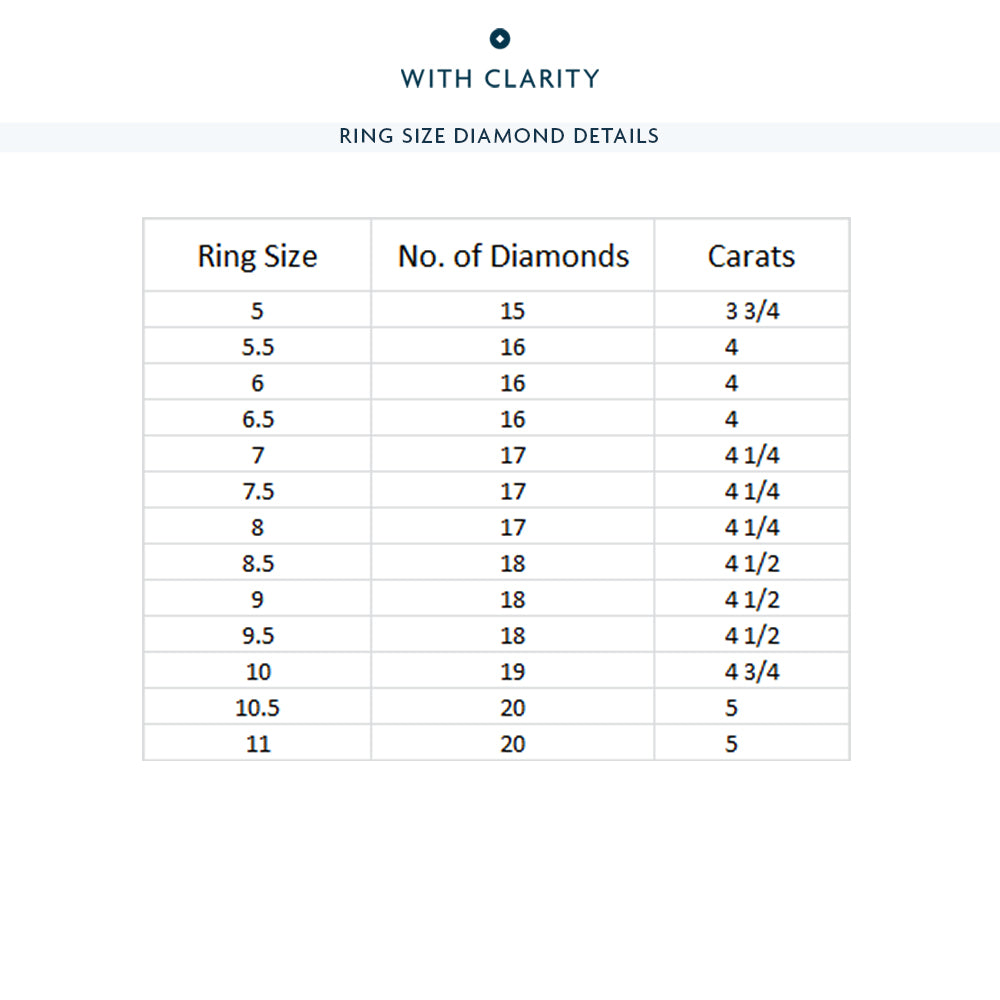 Classic Shared Prong Diamond Eternity Ring with 18KT Yellow Gold / Lab / 4 1/4 Cut Diamond in 14KT Yellow Gold / Lab / 4 1/4 view 4
