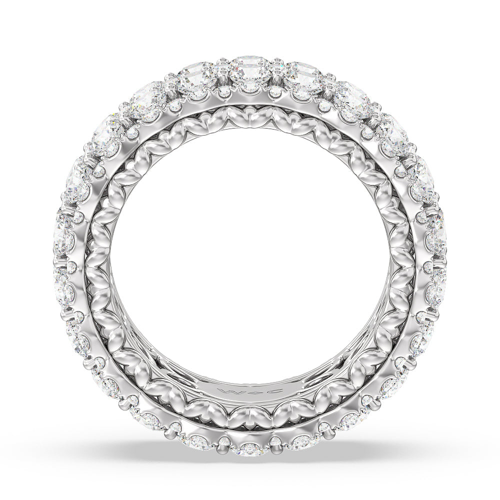 The Moxy Eternity Ring with 18KT White Gold / Lab / 6 3/8 Cut Diamond in 14KT White Gold / Lab / 6 3/8 view 2
