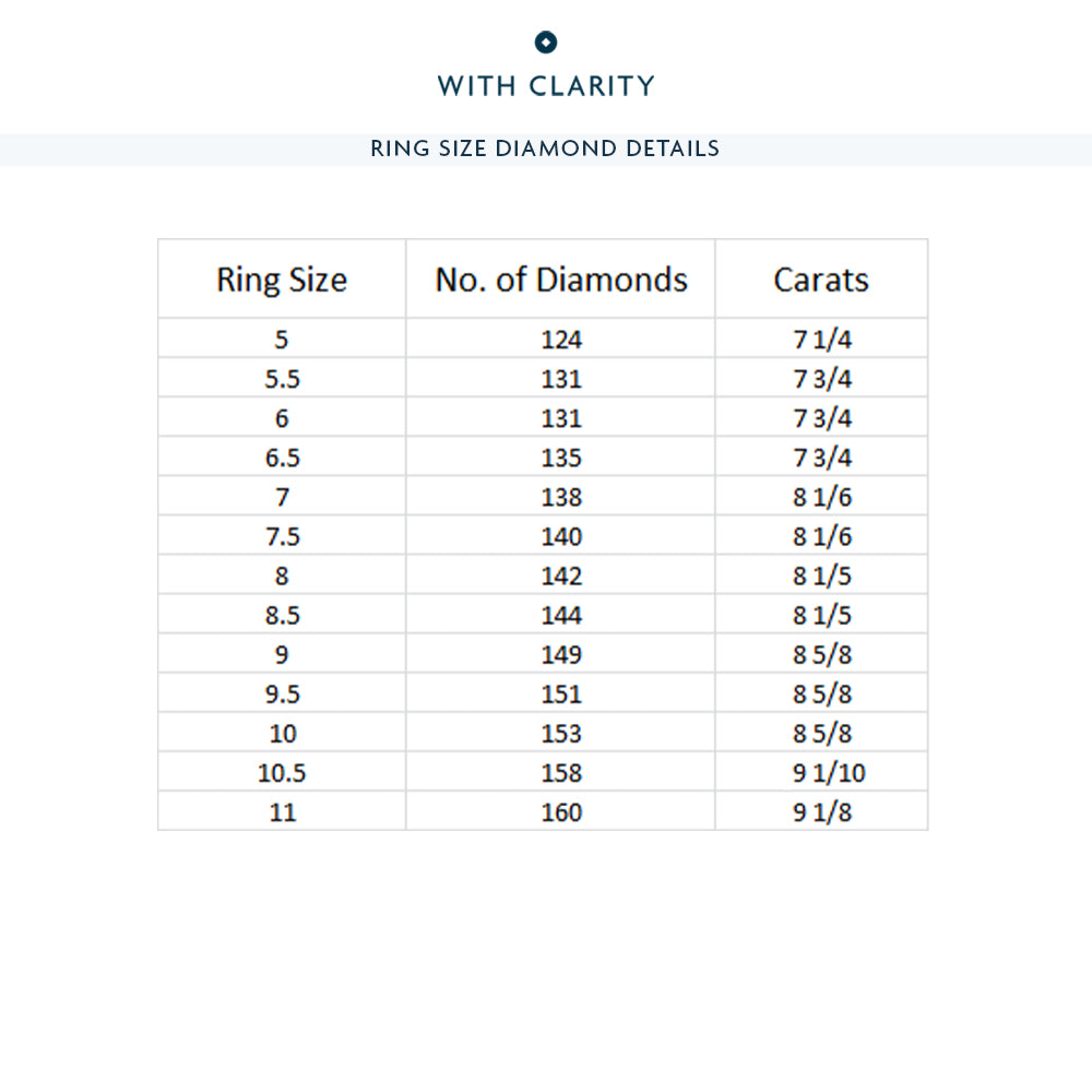 The Moma Eternity Ring with 18KT White Gold / Lab / 8 1/6 Cut Diamond in 14KT White Gold / Lab / 8 1/6 view 4
