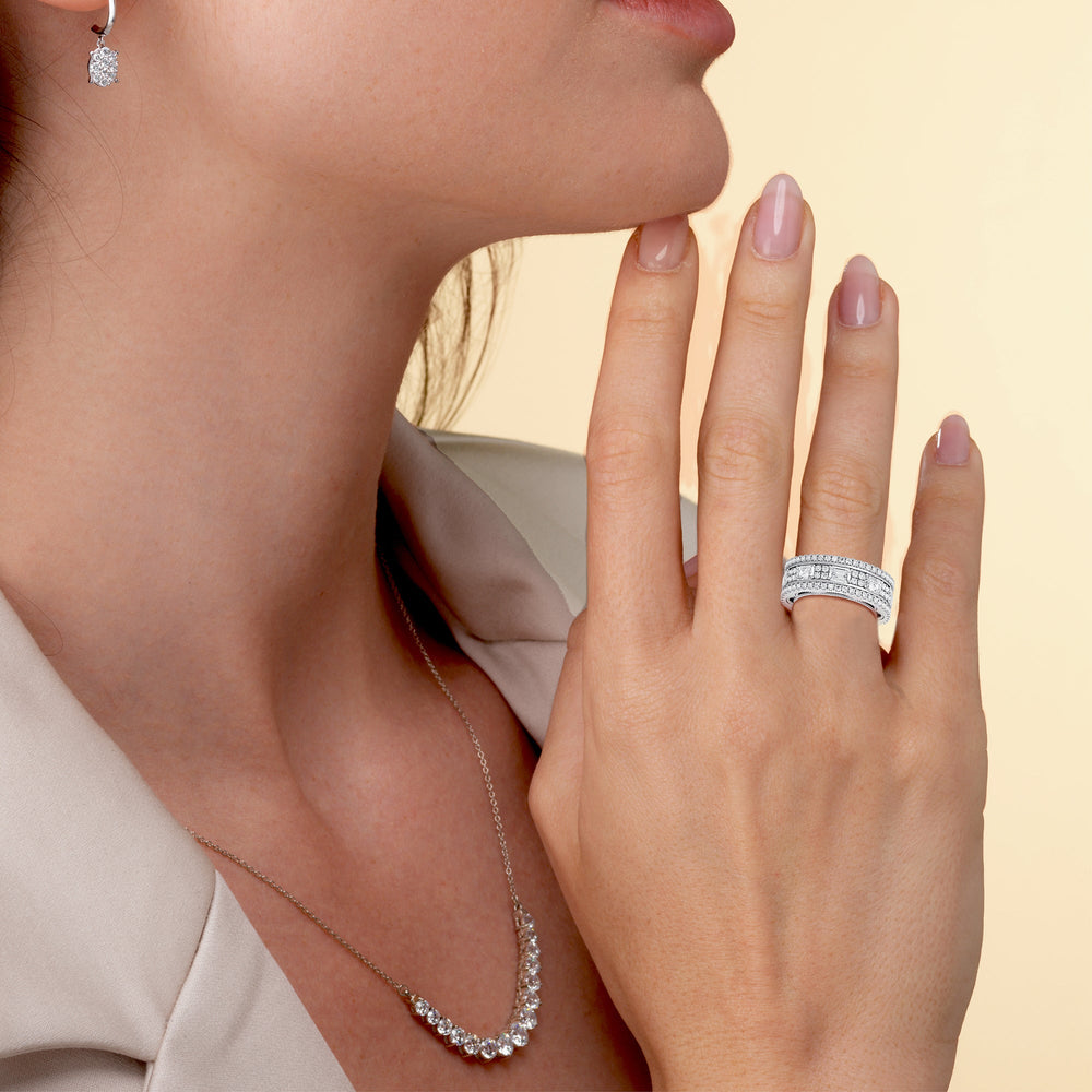 Model Wearing The Beacon Anniversary Ring view