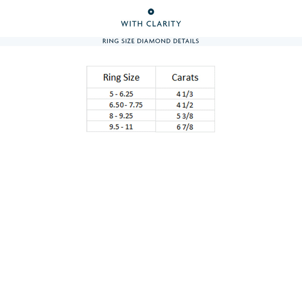The Seaport Eternity Ring with 18KT White Gold / Lab / 4 1/2 Cut Diamond in 14KT White Gold / Lab / 4 1/2 view 4

