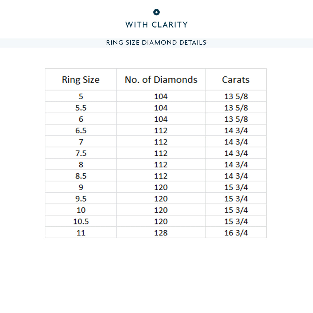 The Twombly Eternity Ring with 18KT White Gold / Lab / 14 3/4 Cut Diamond in 14KT White Gold / Lab / 14 3/4 view 4
