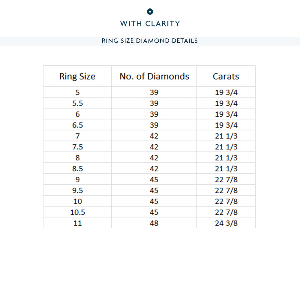 The Krasner Eternity Ring with 18KT Rose Gold / Lab / 21 1/3 Cut Diamond in 14KT Rose Gold / Lab / 21 1/3 view 4
