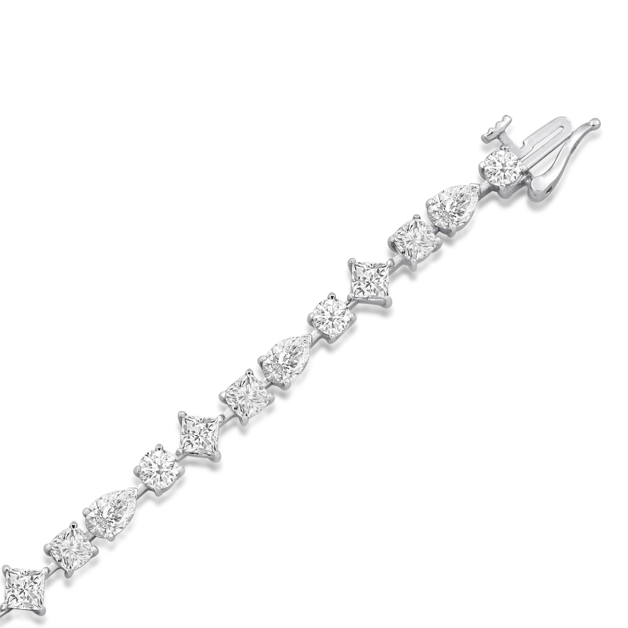 Mixed Shape Lab Created Diamonds Tennis Bracelet
