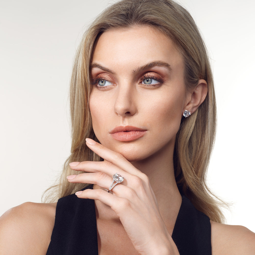 Model Wearing The Pollock Ring view