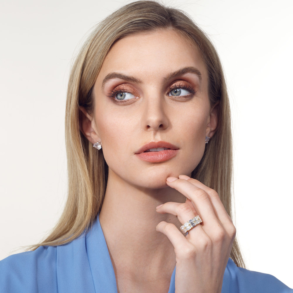 Model Wearing The Twombly Eternity Ring view
