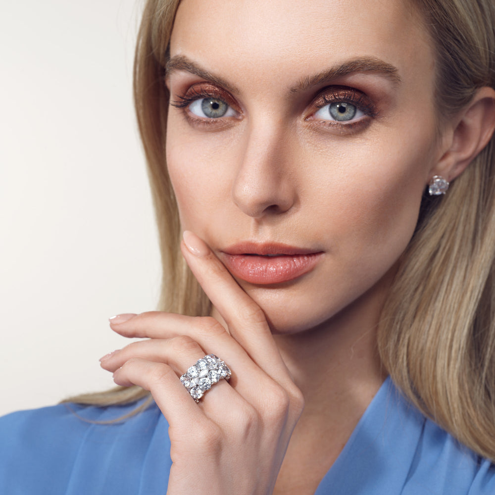 Model Wearing The Krasner Eternity Ring view