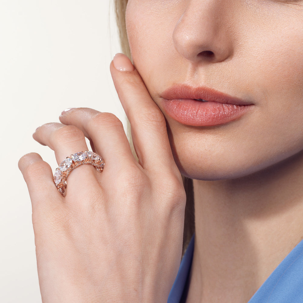Model Wearing The Blake Eternity Ring view