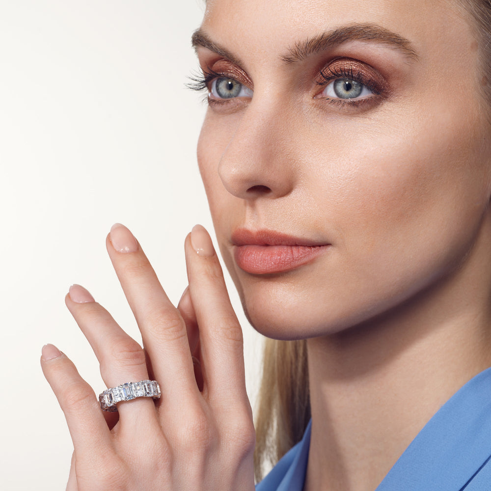 Model Wearing The Duveneck Eternity Ring view