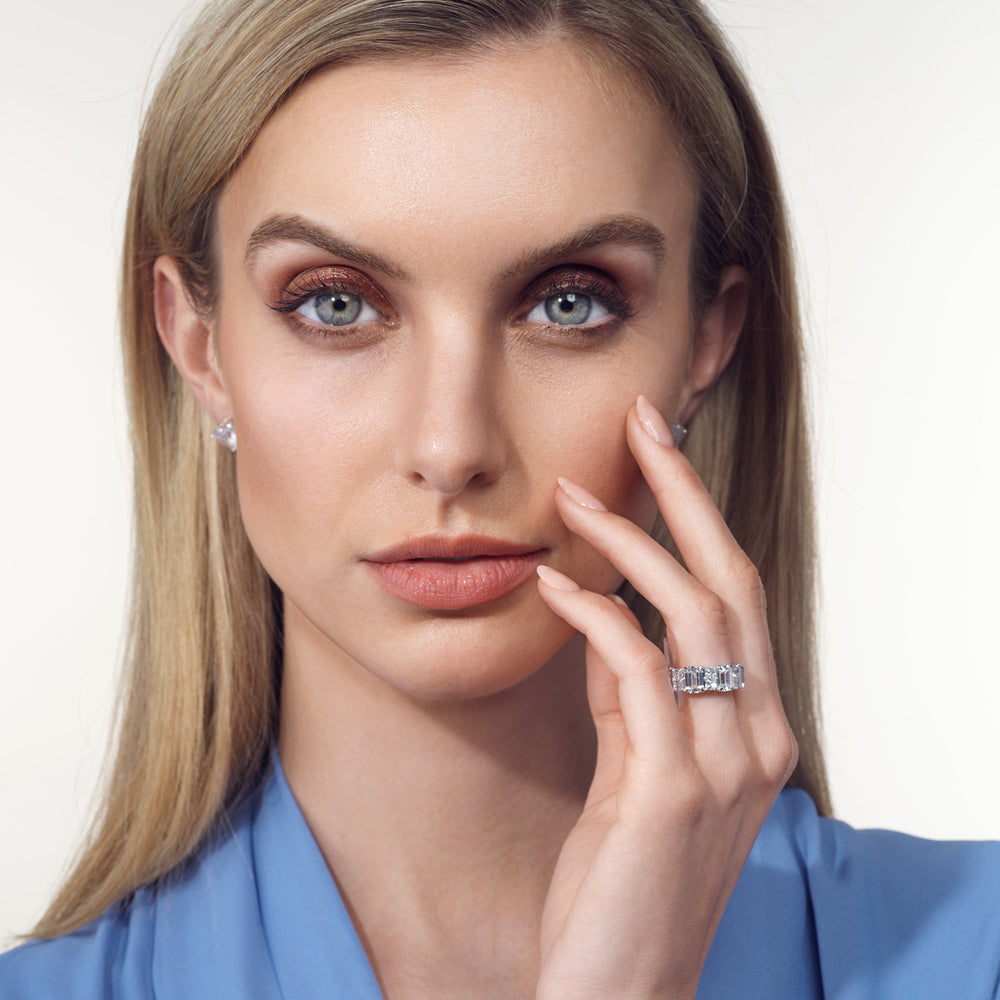 Model Wearing The Duveneck Eternity Ring view