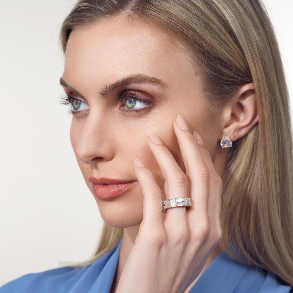 Model Wearing The Ingres Eternity Ring view
